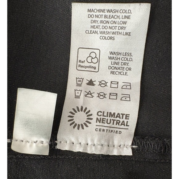 Reformation Kendi Denim Midi Dress Washed Black Stretch Back Slit Women's 4 - Picture 14 of 16